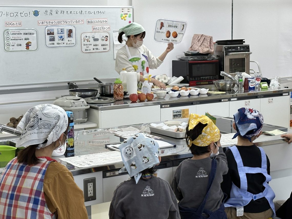 親子で作るベジブロス料理教室